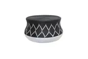 CR Tanah Merah Natural Rattan Round Coffee Table