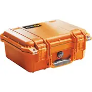 Pelican 1400 Case - Orange with Foam