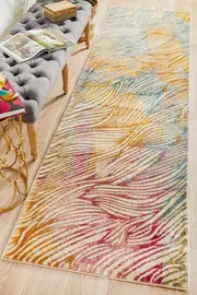 Dream Surface Runner Rug In Pastel