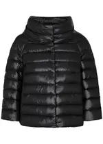 Herno Sofia Quilted Shell Jacket - Black - 10 10