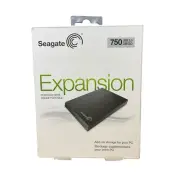 New Sealed Seagate Expansion Portable 750 GB External Hard Drive USB 3.0 Cable
