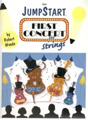 JumpStart First Concert FOR STRINGS BOOK FOR VIOLA ROBERT WOODS LORENZ BRAND NEW