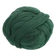 Needle Felting Wool, 16 Oz Nature Fibre Wool Yarn Roving (Light Dark Green)