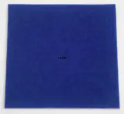 0148.30 - OPALESCENT INDIGO BLUE 4" x 4" BULLSEYE 3mm THICK GLASS 90 COE