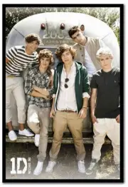 ONE DIRECTION POSTER FRAMED MUSIC MEMORABILIA