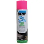 Dy-Mark MINE MARKING NON-FLAMMABLE PAINT 400g Aerosol,Vertical Spray FLUORO PINK