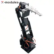 Aluminium Robot 6 DOF Arm Claw Mount Kit Mechanical Robotic Arm for Arduino New