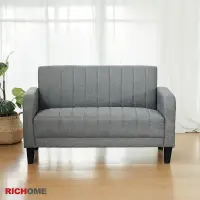 在飛比找蝦皮商城優惠-RICHOME CH1215GR 雙人沙發(仿麻布)-灰色 