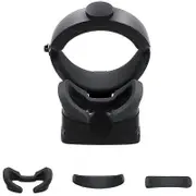 3 in 1 VR Face Pad & Front Rear Foam Silicone Covers for Rift S Eye Mask Face Mask Accessories Blac Black