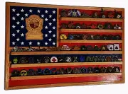 Minnesota State Trooper / Police Challenge Coin Display Flag 70-100 Coins TRAD