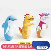 INTEX Inflatable Punching Bag Animal 3D Bop Bag Beach Pool Tumbler Kids Toy 98cm