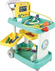 Constructive Playthings Deluxe Doctor Cart Playset