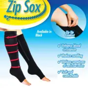 Knee-High Open Toe Compression Socks Swelling Relief for Running Travel Nurses