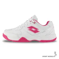 在飛比找Yahoo奇摩購物中心優惠-Lotto 女鞋 網球鞋 SPACE 600 粉白【運動世界