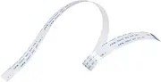 uxcell FFC Ribbon Flat Flexible Cable, 18 Pin 0.5mm Pitch 300mm Long (B Type) for LCD 3D Printer Camera DVD TV Laptop Audio Pack of 5