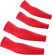 [Renil] Red Arm Sleeves for Women and Men & UV Protection Cooling Arm Sleeves