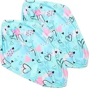 Baluue 2pcs Printed Dry Hair Cap Dry Towels Hair Drying Towel Hair Wrap Towel Lightweight Shower Towel Thicken Bath Towels Hair Towel Bathroom Supply Hair-Drying Towel Fiber
