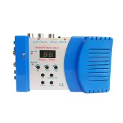 HDMI/AV to RF HD Modulator HDM69L Adjustable Output Wide VHF/UHF Frequency Range PAL Format Support Plug-and-Play Instal