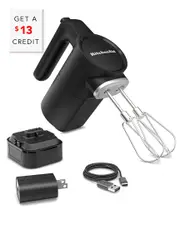 KitchenAid Go Cordless Hand Blender With Battery with $13 Credit