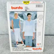 Burda 8918 Plus Size Pullover Top Semi Fitted Misses Size 10 22 Sewing Pattern