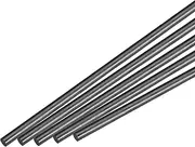 uxcell 5 Pcs Carbon Fiber Rod, 8mm x 400mm for RC Plane DIY Tool Wing Tube Quadcopter Arm