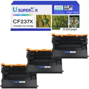 3PK 37X CF237X Toner Cartridge Compatible for HP Enterprise M609dn M609dh M608dn