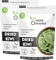 Namo Organics - Dried Kiwi Fruit Slices - 1 Kg Pouch - Fresh Kiwi Dry Fruits (Gluten Free, Vegan & Non GMO)