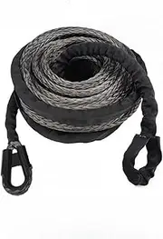 25m*13mm 26500lbs/12Ton Synthetic Hug A Tree Winch Spinne Tree Winch Strap Rope Extension Off Road Pull Rope