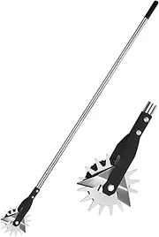 YEELOR Wheel Rotary Edger, Adjustable Length Lawn Edger, Stainless Steel Edger Lawn Tool, Lawn Tool for Manual Edger, Rotary Edger for Sidewalks, Gardens, Driveways and Flower Bed Edging