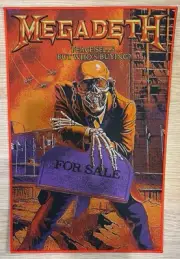 Megadeth PEACE SELLS ... BUT WHO'S BUYING Licensed BACK PATCH Sew On Metal