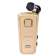 F980 Csr4.1 Retractable Cable Caller Vibration Reminder Anti-Theft Bluetooth Headset