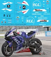 1/12 Decals for CBR 1000 RR-R Team F.C.C. TSR France 2020 TBD443