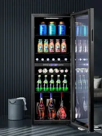 在飛比找樂天市場購物網優惠-開發票 家用小型冷藏柜 辦公室冰箱紅酒柜透明飲料茶葉保鮮柜2