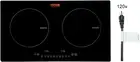 Electric Cooktop, 2 Burners, 24'' Induction Stove Top, Built-In Magnetic Cooktop