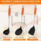 3 Pcs Wok Spatula Set Silicone Kitchen Utensil Set Includes Wok Spatula legtn
