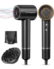 Hair Dryer - 150000 RPM High-Speed Brushless Motor Negative Ionic Blow Dryera
