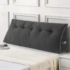 Headboard Pillow Queen, Triangular Wedge Pillow Headboard, Wedge Headboard Pi...