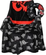 Dungeons & Dragons Adult Travel Set Neck Pillow Eye Mask Throw Blanket Bioworld