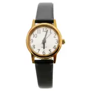 Kmart/Generic Womens Leather Black Watch