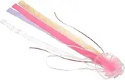 Gogogmee Bike Streamers for Decor Scooter Ribbon Handlebar Decorative Streamers Tassels for Bike Handlebars