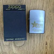 Vintage 1972 Zippo Lighter Farmers Farm Egg Producer Keyes Fibre Co New Read