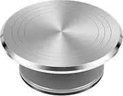 Large 10" Sculpting Pottery Wheel - Heavy Duty All Metal Construction & Turntable with Ball Bearings, Easy Rotation Cake Mounting Table, Aluminum Alloy Baking Ceramic Clay Sculpture Tool Turntable