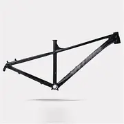 Mountain Bike Frame 27.5er 29er Hardtail MTB Frame XC Aluminum Alloy Disc Brake Frame Thru Axle 12 * 148mm Internal Routing S/M/L (Color : Black, Size : 29''*M)