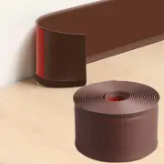 Baseboard Molding Trim, Peel & Stick, Rubber Baseboard, Flexible, Self-Adhesive