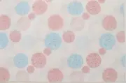 EDIBLE PATTERNED RICE WAFER PAPER CIRCLE PASTEL COLOUR CAKE TOPPER WRAP FRILL