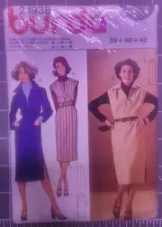 Burda 2 1938 sewing pattern, ladies romper dress and belt size 12-16