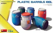 Model Dioramas Kit Mounting Plastic Barrels 100L Scale 1:24 vehicles