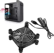 PC Case Fan, 90MM Computer Case Fan with 3 Levels Adjustment, 2800RPM Efficient Low Noise PC Fans for Computer Game Console