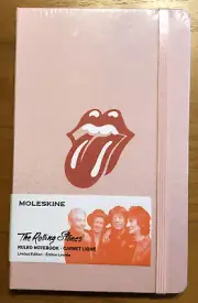 Moleskine Limited Edition Rolling Stones Notebook Ruled Hard Cover Pink
