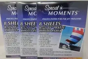 3 Glossy Special Moments Photo Paper For All Ink Jet Printers 24 Sheets 8.5x11